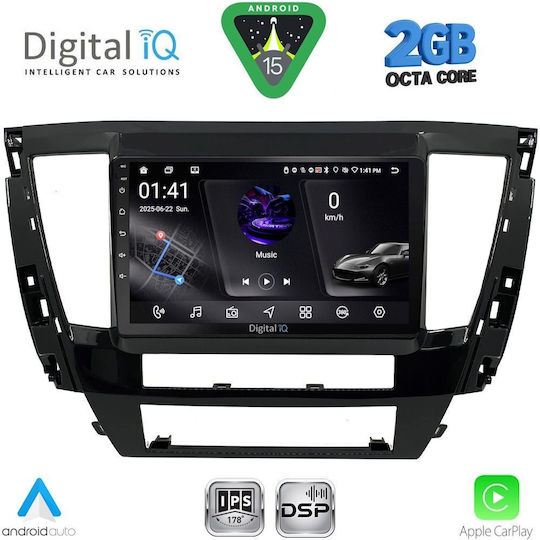 Digital IQ Ηχοσύστημα Αυτοκινήτου για Mitsubishi Pajero 2020 (Bluetooth/USB/WiFi/GPS/Apple-Carplay/Android-Auto) με Οθόνη Αφής 9"