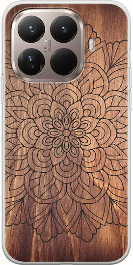 Mandala Wood Xiaomi 15t Pro 5g Flexible TPU Transparent Silicone