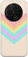 Regenbogen TCL 60 SE Flexible TPU Transparente Silikon Handyhülle