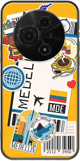 Ticket To Medellin Tcl 605 Black TPU Black Silicone