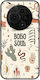 Boho Soul Tcl 605 Black TPU Black Silicone