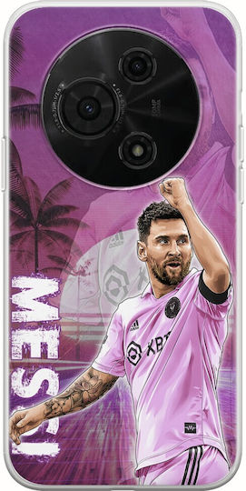 Football Stars Lionel Messi Miami Tcl 605 Flexible TPU Transparent Silicone