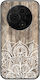 Wooden Mandala Tcl 605 Black Tpu Μαύρη Σιλικόνη