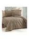 MayHome Sheet Sets Double with Elastic 140x200+25cm. Geometric 4pcs