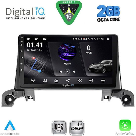 Digital IQ Ηχοσύστημα Αυτοκινήτου για Peugeot 3008 2016 (Bluetooth/USB/WiFi/GPS/Apple-Carplay/Android-Auto) με Οθόνη Αφής 9"