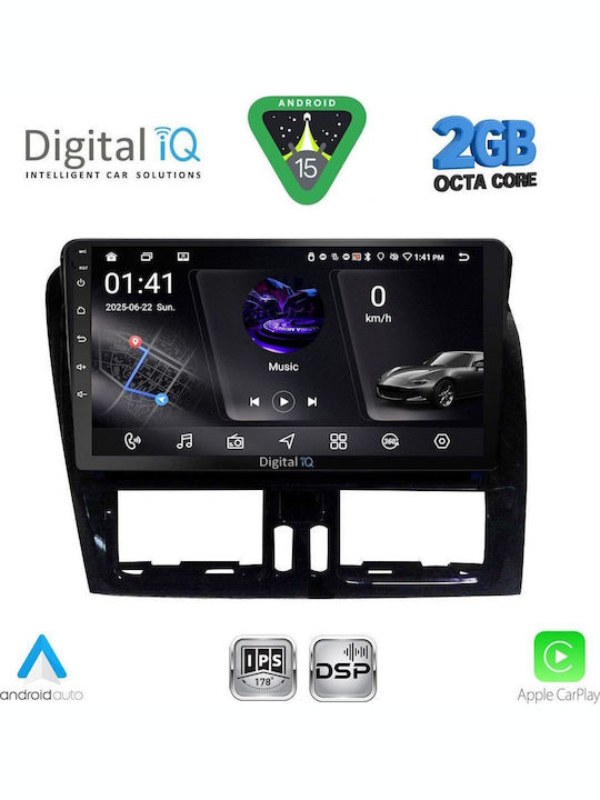 Digital IQ Car Audio System for Volvo XC 60 2009-2017 (Bluetooth/USB/WiFi/GPS/Apple-Carplay/Android-Auto) with Touch Screen 9"