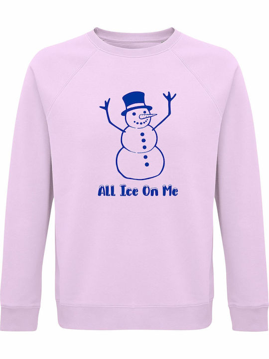 Sweatshirt Unisex Organic " All Ice On Me Winte...