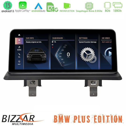 Bizzar Car Audio System for BMW Z4 2003-2008 (Bluetooth/USB/AUX/WiFi/GPS/Apple-Carplay/Android-Auto/CD) with Touch Screen 10.25"