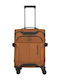 Travelite Βαλίτσα Ταξιδίου Καμπίνας Υφασμάτινη Curry με 4 Ρόδες Ύψους 55εκ.