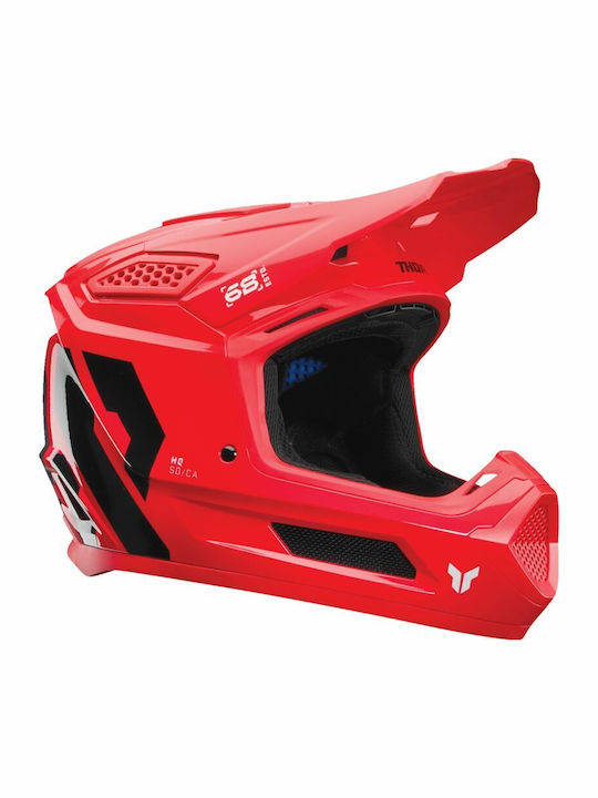 Thor Fleet Forge Red Gloss Κράνος Μηχανής Motoc...