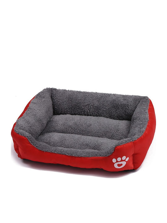 Katzen Sofa Hundebett Rot 95x72cm.