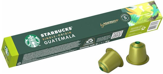 Starbucks Kapseln Espresso Kompatibel mit Maschine Nespresso 10Mützen