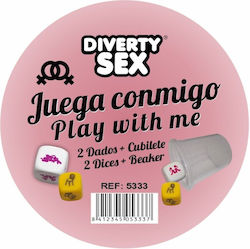 Diablo Picante Würfelspiel Platz + Positionen Frauen Becher