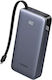 Ugreen PB536 Външна Батерия 20000mAh 45W с USB-A Порт и USB-C Порт Power Delivery / Quick Charge / PPS Сива