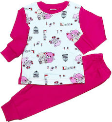 Nancy Dimo Kinder-Nachtwäsche Winter Rosa