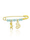 Bijou Box Child Safety Pin made of Gold for Boy