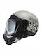 NZI Minimod Duo Involt Grey/Black Motorradhelm Aufklappbar ECE 22.06 mit Sonnenblende