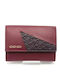 Small Leather Women's Wallet Classic Burgundy