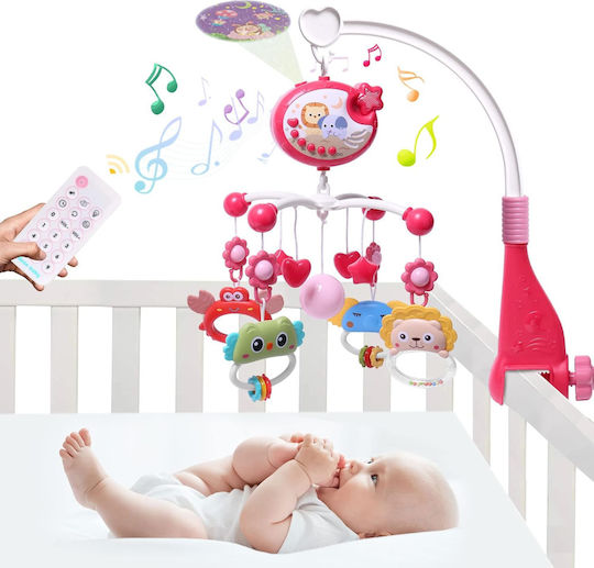 Mobile für Kinderbett mit Musik und Projektor für 0++ Monate