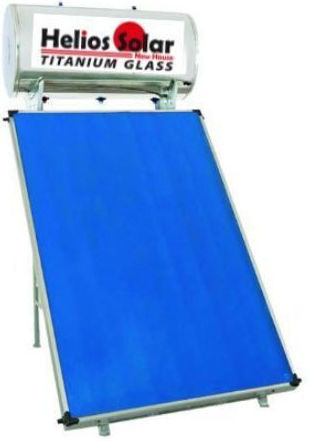 Helios Solar Ηλιακός Θερμοσίφωνας 150lt Glass Διπλής Ενέργειας 2.5τ.μ. Επιλεκτικός