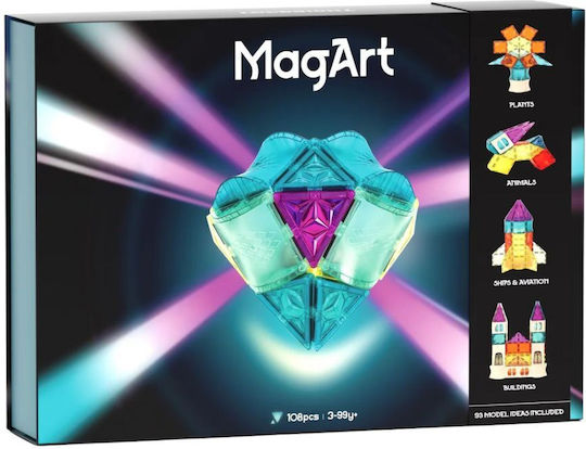 Topbright Μαγνητικό Παιχνίδι Κατασκευών για Παιδιά 3+ Ετών