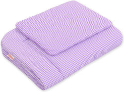 Newborn Σετ Λίκνου Purple 2τμχ
