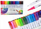 Lean Toys Zeichenmarker 30mm Doppelseitig Set 48Stück