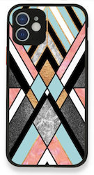 Apple iPhone 12 Marble Mix Black Glossy Case