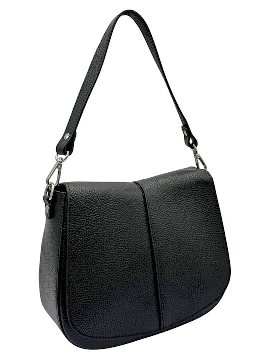 Leather Women's Bag Shoulder Black