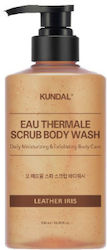 Kundal Scrub Body Wash Αφρόλουτρο & Απολέπιση Άρωμα Leather Iris 500ml