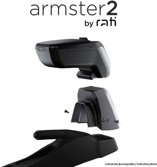 Rati Armster Car PU Armrest for Skoda Citigo 2012+ Black