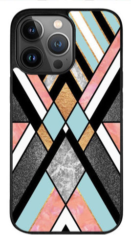 Apple iPhone 11 Pro Max Мраморен Микс Черен Лъскав Калъф