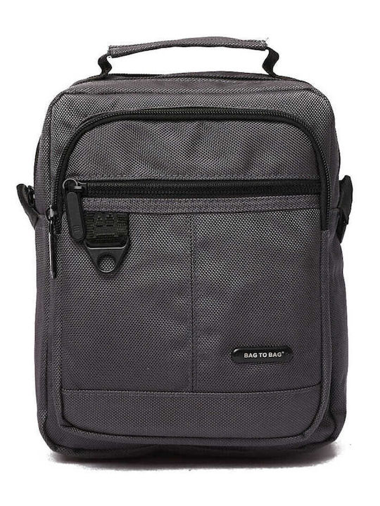 Kreuzweise Herrentasche Schulter / Crossbody Gray