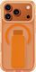 AmazingThing Holder Back Cover Silicone / Synthetic Leather Orange (iPhone 17 Pro Max)