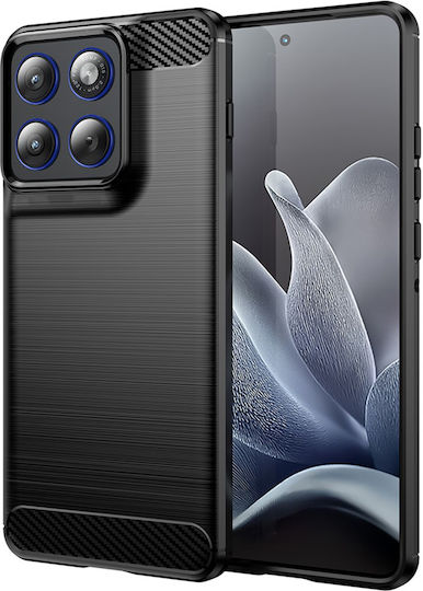 Techsuit Carbon Bumper Σιλικόνης / Πλαστικό Μαύρο (Motorola Edge 70, Techsuit)