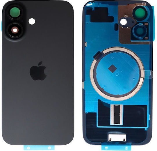 Battery Cover Black for iPhone 16