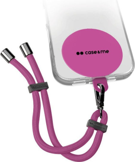 Sbs Case Me Neck Strap Lanyard Patch Smartphones Pink