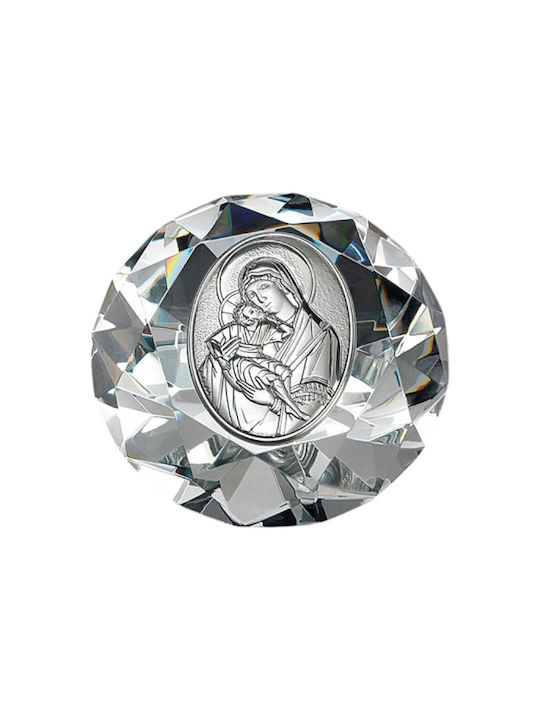 Kalliopi Silver Amulet Alb 10x10cm 1buc