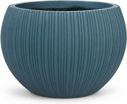 Supergreens Γλάστρα Πήλινη Μπλε-πράσινο 28x28x21.5εκ.