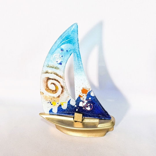 G2026/354 Handmade Tabletop Decorative Ship Grekas Home