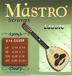 Mastro SL-S14-L Einstellen Laouto-Saiten Versilbert 14 - 30 Zoll Schleifenende Mastro SL-S14-L Einstellen Laouto-Saiten Versilbert 14 - 30 Zoll Schleifenende