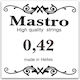 Mastro Μονή Χορδή Silver Plated Λαούτου 42" Loop End