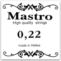 Mastro SI22-L Einzel Laouto-Saiten Versilbert 22 Zoll Schleifenende Mastro SI22-L Einzel Laouto-Saiten Versilbert 22 Zoll Schleifenende