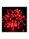 200 Lights LED 20m. Red in String 1pcs