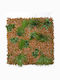 Supergreens Artificial Foliage Panel Ficus Grass Browny 1x1m Artificial