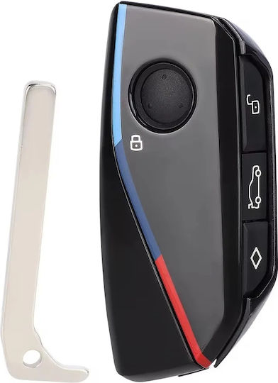 Techstar Husa Pentru Chei Auto Bmw M Style Compatibil Bmw I7 X7 G07 Lci Ix I20 X1 U11 Seria 7 G70 G09 Xm U06 G81 M3
