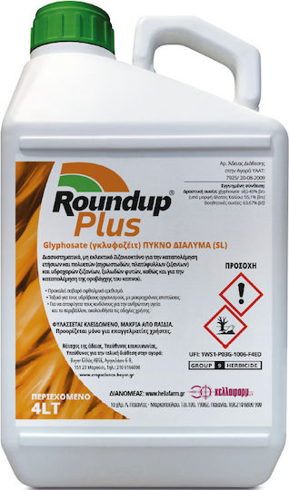 Bayer Roundup Plus 45 Sl Flüssiges Herbizid 4lt