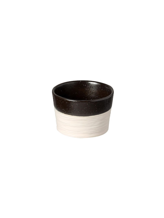 Costa Nova Dip Serving Bowl Round Ceramic Black with Diameter 7cm