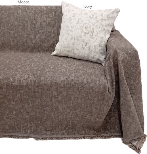 Palatex Armchair Throw Chenille 170x180cm Mocca