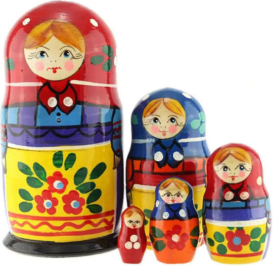 Azhna Decorativă Păpușă din Lemn 16x7.5x16cm 1buc